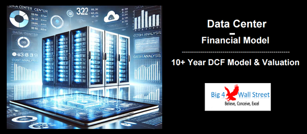 Data Center Financial Model (10+ Yrs. DCF and Valuation)