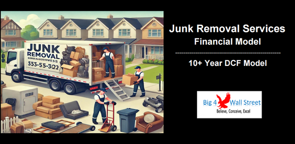 Junk Removal Services - Financial Model (10+ Yrs. DCF and Valuation)