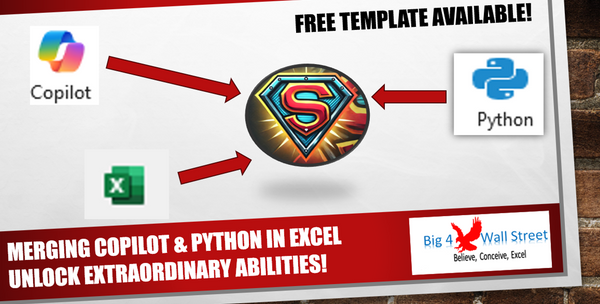 Copilot and Python in Excel Template 2025